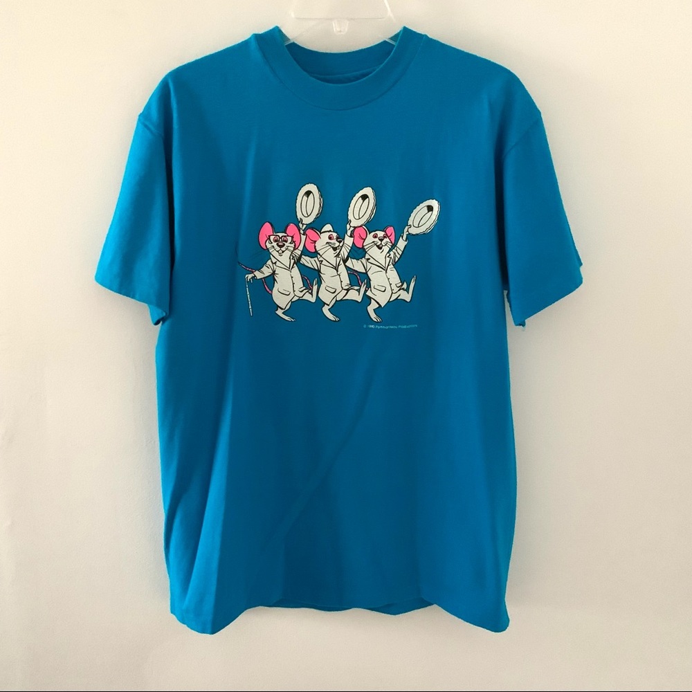Vintage 1990 Portmanteau Productions Gelman Sciences Hanes Beefy T-shirt Sz L